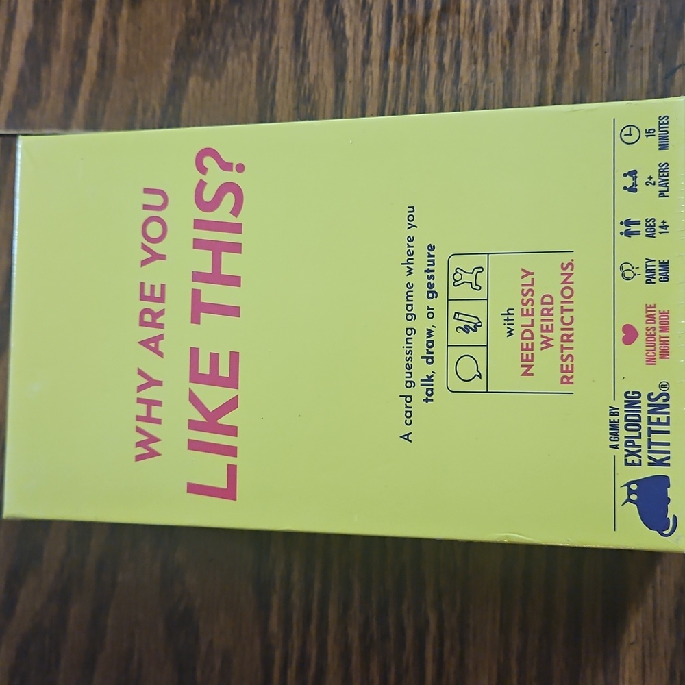 EXPLODING KITTENS:"Why Are You Like This?" Card & Board Game-2+ Players-Ages 14+